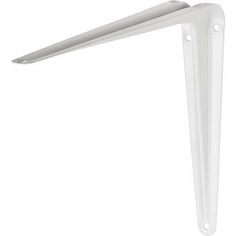 Wall Bracket AMIG 1-4415 Shelves Steel White (30 x 25 cm)