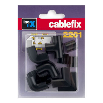 Connecting Tube Inofix 2201 Black 10 Pieces 8 x 7 mm