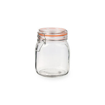 Glass Jar Quid New Canette Transparent Glass (1L)