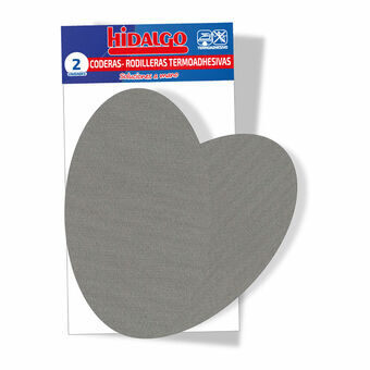 Thermo-adhesive patches Hidalgo Elbow Support Knee Pad Pearl Gray 15,5 x 9,5 cm 2 Units