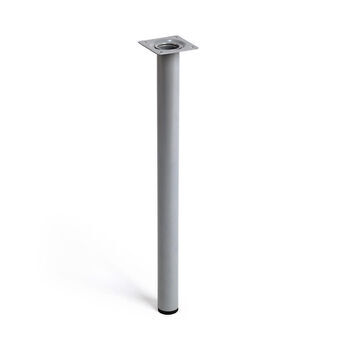 Legs Rei 401g Cylindrical Ø 3 x 40 cm Silver Steel Modern