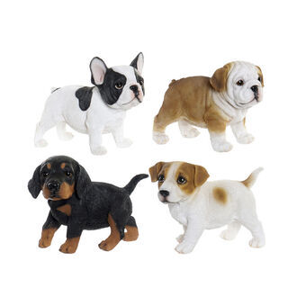 Decorative Figure DKD Home Decor Resin Dog (22 x 12 x 17 cm) (4 pcs)