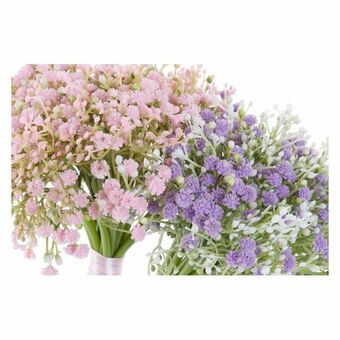 Bouquets DKD Home Decor PVC Plastic With fabric (2 pcs)