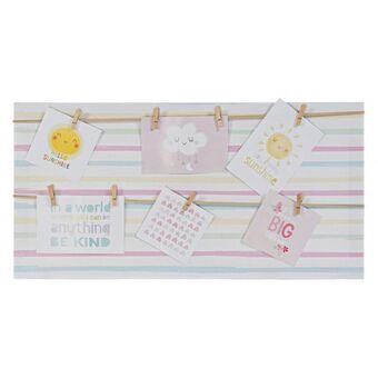 Photo frame DKD Home Decor Sunshine Canvas (60 x 2 x 30 cm)