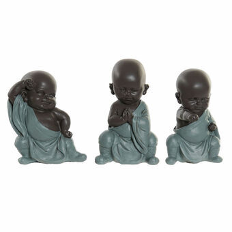 Decorative Figure DKD Home Decor Resin Monk (3 pcs)