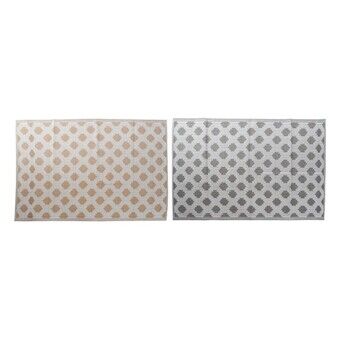 Carpet DKD Home Decor White Grey polypropylene (2 pcs) (120 x 197 x 1 cm)