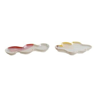 Valet Tray DKD Home Decor Ceramic (2 pcs) (17 x 12 x 2 cm)