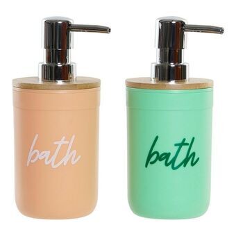 Soap Dispenser DKD Home Decor Bath Bamboo Polypropylene (PP) (2 pcs)