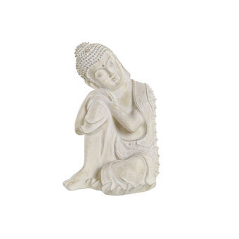 Decorative Figure DKD Home Decor Grey Buddha Resin (17 x 17 x 26 cm)