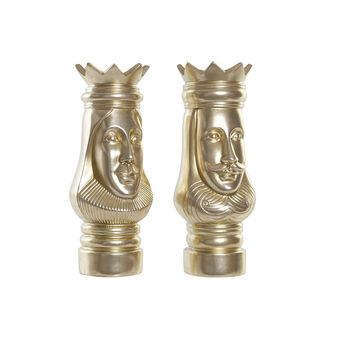 Decorative Figure DKD Home Decor Resin Chess Pieces Aged finish (2 pcs) (12 x 12 x 29 cm)