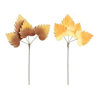 Bouquets DKD Home Decor Yellow Orange EVA (Ethylvynilacetate) (2 pcs)