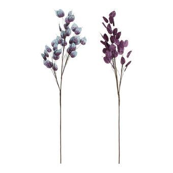 Bouquets DKD Home Decor Blue EVA (Ethylvynilacetate) Lilac (2 pcs) (45 x 45 x 110 cm)