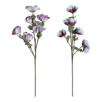 Bouquets DKD Home Decor Blue EVA (Ethylvynilacetate) Lilac (2 pcs) (30 x 30 x 100 cm)