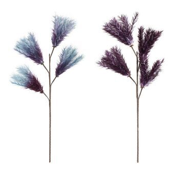 Bouquets DKD Home Decor Blue EVA (Ethylvynilacetate) Lilac (2 pcs) (25 x 25 x 95 cm)