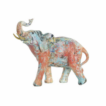 Decorative Figure DKD Home Decor Resin Elephant (28 x 13 x 23.5 cm)