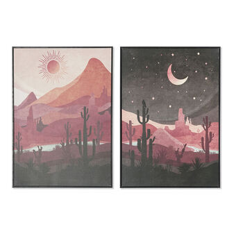 Painting DKD Home Decor Landscape (2 pcs) (50 x 3 x 70 cm)