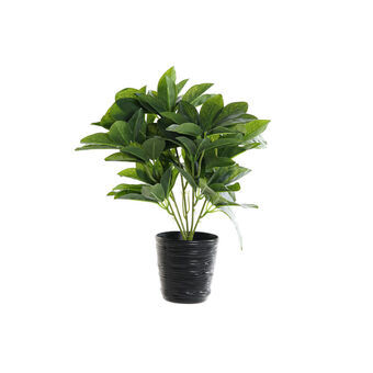 Decorative Plant DKD Home Decor Black Green PVC Cloth (30 x 30 x 36 cm)