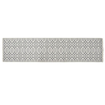 Carpet DKD Home Decor White Grey Polyester Cotton (60 x 240 x 1 cm)