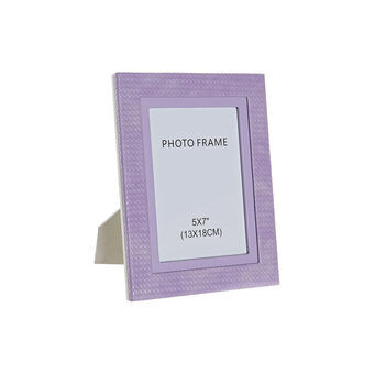 Photo frame DKD Home Decor Lilac Polyurethane (19 x 2 x 24 cm)