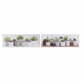 Painting DKD Home Decor Plant pot (2 Units) (90 x 2 x 30 cm)