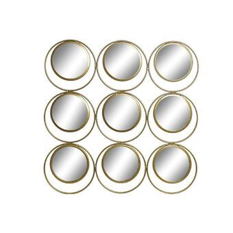 Wall Decoration DKD Home Decor Mirror Metal Circles (60 x 2 x 60 cm)