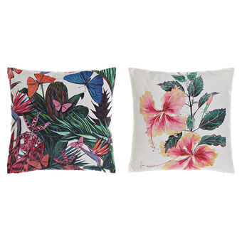 Cushion DKD Home Decor Tropical (2 Units) (45 x 10 x 45 cm)