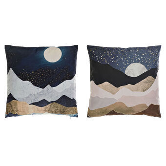 Cushion DKD Home Decor Moon (2 Units) (45 x 10 x 45 cm)