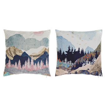 Cushion DKD Home Decor Moutain (2 Units) (45 x 10 x 45 cm)