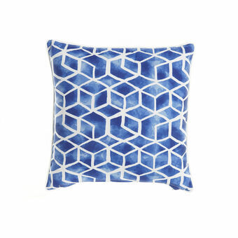 Cushion DKD Home Decor White Geometric (40 x 10 x 40 cm)