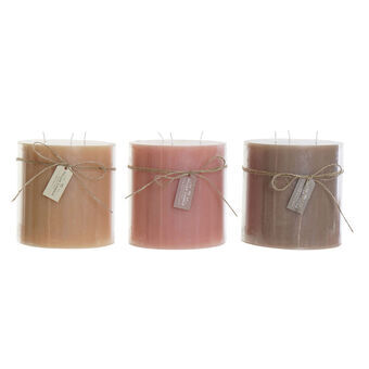 Scented Candle DKD Home Decor (15 x 15 x 15 cm) (3 pcs)