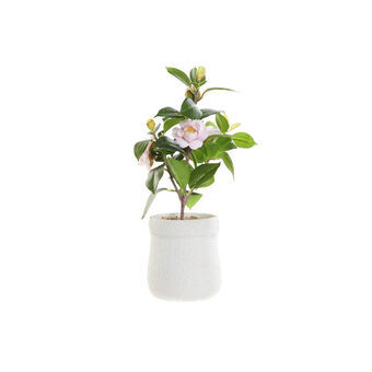 Decorative Plant DKD Home Decor White Green Pink PVC EVA (23 x 18 x 38 cm)