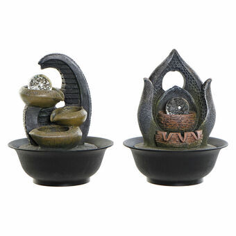 Garden fountain DKD Home Decor Resin Oriental (17 x 21 x 26 cm) (2 pcs)