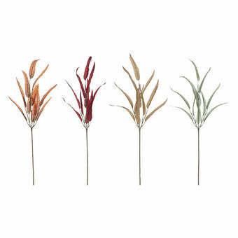 Bouquets DKD Home Decor Orange Polyester Green Maroon Light brown (29 x 29 x 71 cm) (4 pcs)