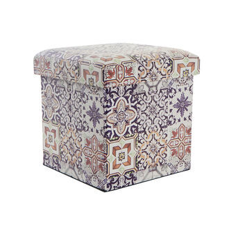 Decorative box DKD Home Decor PU Tile (32,5 x 32,5 x 34 cm)