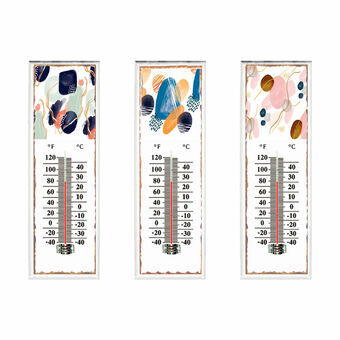 Environmental thermometer DKD Home Decor Metal (11 x 1 x 31 cm) (3 pcs)