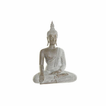 Decorative Figure DKD Home Decor Natural Buddha Resin (11 x 6 x 15.5 cm)