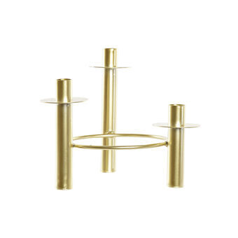 Candle Holder DKD Home Decor Golden Metal (23 x 21 x 20 cm)