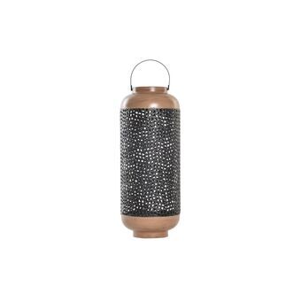 Lantern DKD Home Decor Black Metal Brown (20,5 x 20,5 x 51 cm)