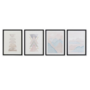 Painting DKD Home Decor Moutain (30 x 3 x 40 cm) (4 Units)