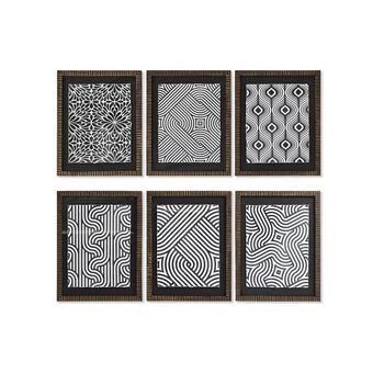 Painting DKD Home Decor Modern Geometric (33 x 2 x 43 cm) (6 Units) (12 Units)