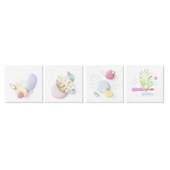 Painting DKD Home Decor Modern (40 x 1,8 x 40 cm) (4 Units)