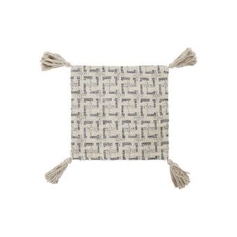 Cushion cover DKD Home Decor Beige Modern Fringe (45 x 3 x 45 cm)