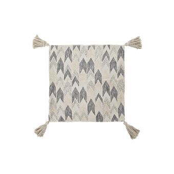 Cushion cover DKD Home Decor Beige Modern Fringe (60 x 3 x 60 cm)