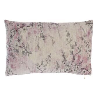 Cushion DKD Home Decor Grey Beige Polyester Cotton Aluminium Oriental (50 x 10 x 30 cm)