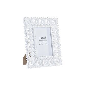 Photo frame DKD Home Decor Crystal White MDF Wood Shabby Chic (19 x 1,5 x 24 cm)