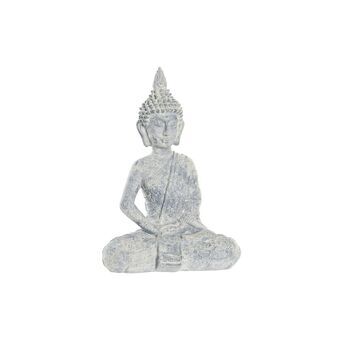 Decorative Figure DKD Home Decor Buddha Resin Light grey (15 x 9 x 22 cm)