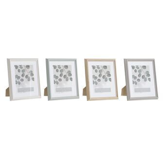 Photo frame DKD Home Decor Grey Brown MDF Wood Scandinavian (23,5 x 3 x 28 cm) (4 Units)