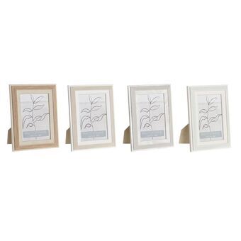 Photo frame DKD Home Decor Beige Green PS Scandinavian (15 x 1,5 x 20 cm) (4 Units)