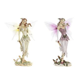 Decorative Figure DKD Home Decor Resin Fairy (16 x 7,5 x 20,5 cm) (2 Units)