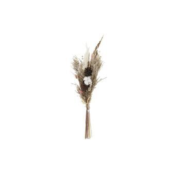 Bunch DKD Home Decor Dry Brown Light Pink Dried flower (10 x 7 x 56 cm)